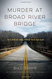 Murder at Broad River Bridge by Bill Shipp