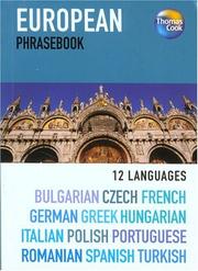 Cover of: European 12 Language Phrasebook, 3rd (Phrasebooks)