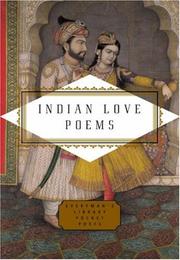 Cover of: Indian love poems by selected and edited by Meena Alexander.