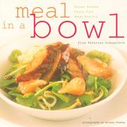 Cover of: Meal in a Bowl by Elsa Petersen-Schepelern, Elsa Petersen Schepelern