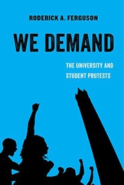 Cover of: We Demand by Roderick A. Ferguson