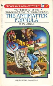 Choose Your Own Adventure - The Antimatter Formula