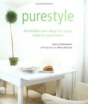 Cover of: Pure style | Jane Cumberbatch