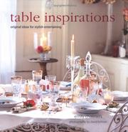 Cover of: Table inspirations by Emily Chalmers, Emily Chalmers