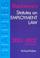 Cover of: Blackstone's Statutes on Employment Law
