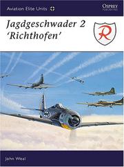 Cover of: Jagdgeschwader 2 : 'Richthofen' (Osprey Aviation Elite 1)