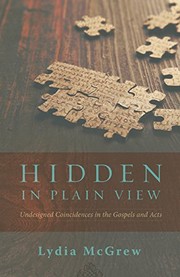 Cover of: Hidden in Plain View: Undesigned Coincidences in the Gospels and Acts