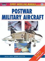 Cover of: Postwar Aircraft (Osprey Modelling Manuals 12) by Jerry Scutts