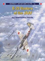 Cover of: B-29 Hunters of the JAAF