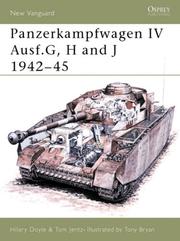 Cover of: Panzerkampfwagen IV Ausf.G, H and J 1942-45 by Tom Jentz