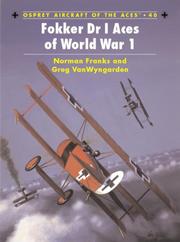 Cover of: Fokker Dr I Aces of World War I by Norman Franks