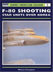 Cover of: F-80 Shooting Star Units over Korea (Osprey Frontline Colour 5)