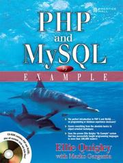 Cover of: PHP and MySQL by Example