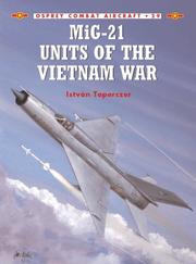 Cover of: MiG-21 Units of the Vietnam War by Istvan Toperczer