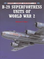 Cover of: B-29 Units of World War II by Robert Dorr