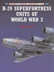 Cover of: B-29 Units of World War II