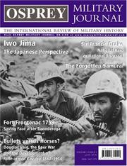 Cover of: Osprey Military Journal Issue 3/2: The International Review of Military History (Osprey Military Journal)