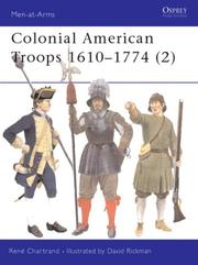 Cover of: Colonial American Troops 1610-1774 (2)