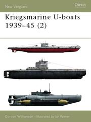 Cover of: Kriegsmarine U-boats 1939-45 (2) by Gordon Williamson