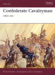 Cover of: Confederate Cavalryman 1861-65 (Warrior) by Philip Katcher