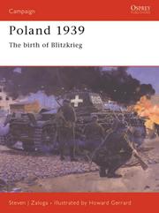 Cover of: Poland 1939 by Steve J. Zaloga