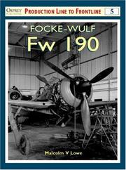 Cover of: Focke-Wulf Fw 190 (Osprey Production Line to Frontline 5)