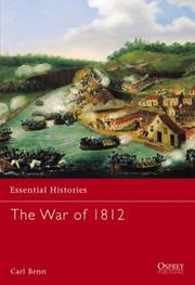 Cover of: The War of 1812 by Carl Benn