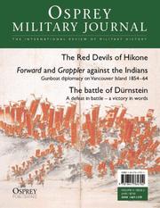 Cover of: Osprey Military Journal Issue 4/2: The International Review of Military History (Osprey Military Journal)