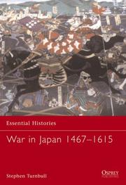 Cover of: War in Japan 1467-1615 by Stephen Turnbull