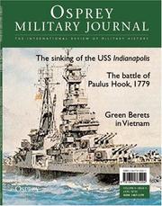 Cover of: Osprey Military Journal Issue 4/4 by Marcus Cowper