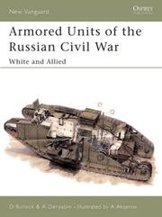 Cover of: Armored Units of the Russian Civil War by David Bullock