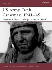 Cover of: US Army Tank Crewman 1941-45: European Theater of Operations (ETO) 1944-45 (Warrior)