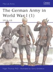 Cover of: The German Army in World War I (1): 1914-15