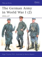 Cover of: The German Army in World War I (2): 1915-17