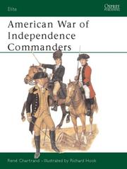 Cover of: American War of Independence Commanders