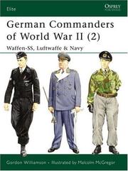 Cover of: German Commanders of World War II (2): Waffen-SS, Luftwaffe & Navy