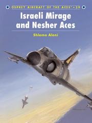 Cover of: Israeli Mirage III and Nesher Aces (Aircraft of the Aces)