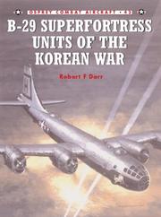 Cover of: B-29 Superfortress Units of the Korean War (Combat Aircraft)