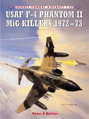 Cover of: USAF F-4 Phantom II MiG Killers 1972-73 (Combat Aircraft) by Peter Davies - undifferentiated