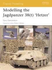 Cover of: Modelling the Jagdpanzer 38(t) 'Hetzer'