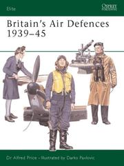 Cover of: Britain's Air Defences 1939-45 (Elite) by Alfred Price