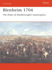 Cover of: Blenheim 1704: The Duke of Marlborough's masterpiece (Campaign)