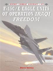 Cover of: F-15C/E Eagle Units of Operation Iraqi Freedom (Combat Aircraft)