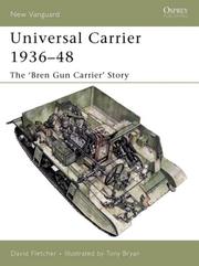 Cover of: Universal Carrier 193648 by David Fletcher