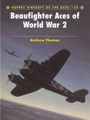 Cover of: Beaufighter Aces of World War 2 (Aircraft of the Aces) by Andrew Thomas