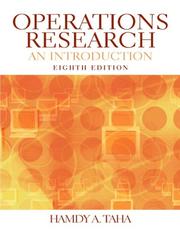 Cover of: Operations Research by Hamdy A. Taha