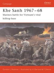 Cover of: Khe Sanh 1967-68 by Gordon L. Rottman