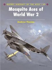 Cover of: Mosquito Aces of World War 2 (Aircraft of the Aces) by Andrew Thomas