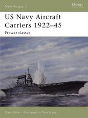 Cover of: US Navy Aircraft Carriers 1922-45: Prewar classes (New Vanguard)