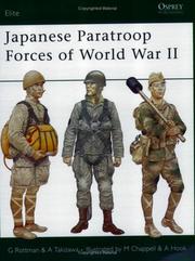 Cover of: Japanese Paratroop Forces of World War II (Elite) by Gordon L. Rottman, Akira Takizawa